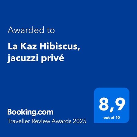 La Kaz Hibiscus, Jacuzzi Prive Villa Le Tampon Eksteriør billede